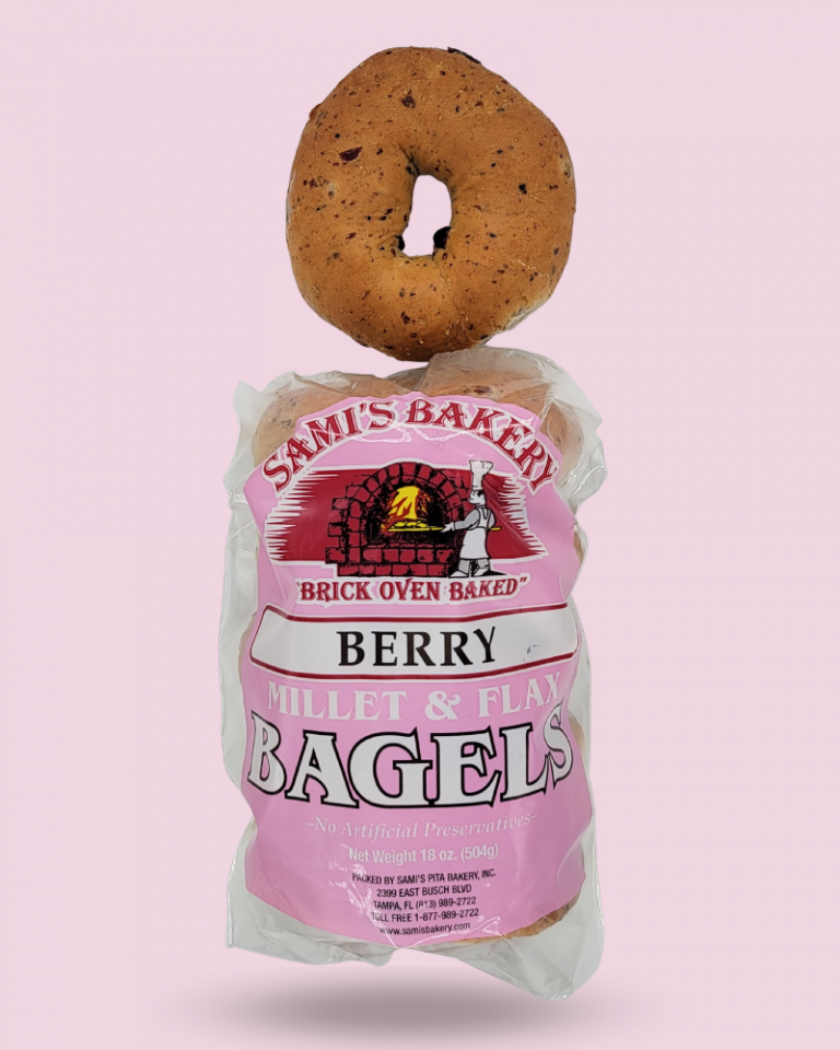 Millet & Flax Berry Bagels Sami's Bakery