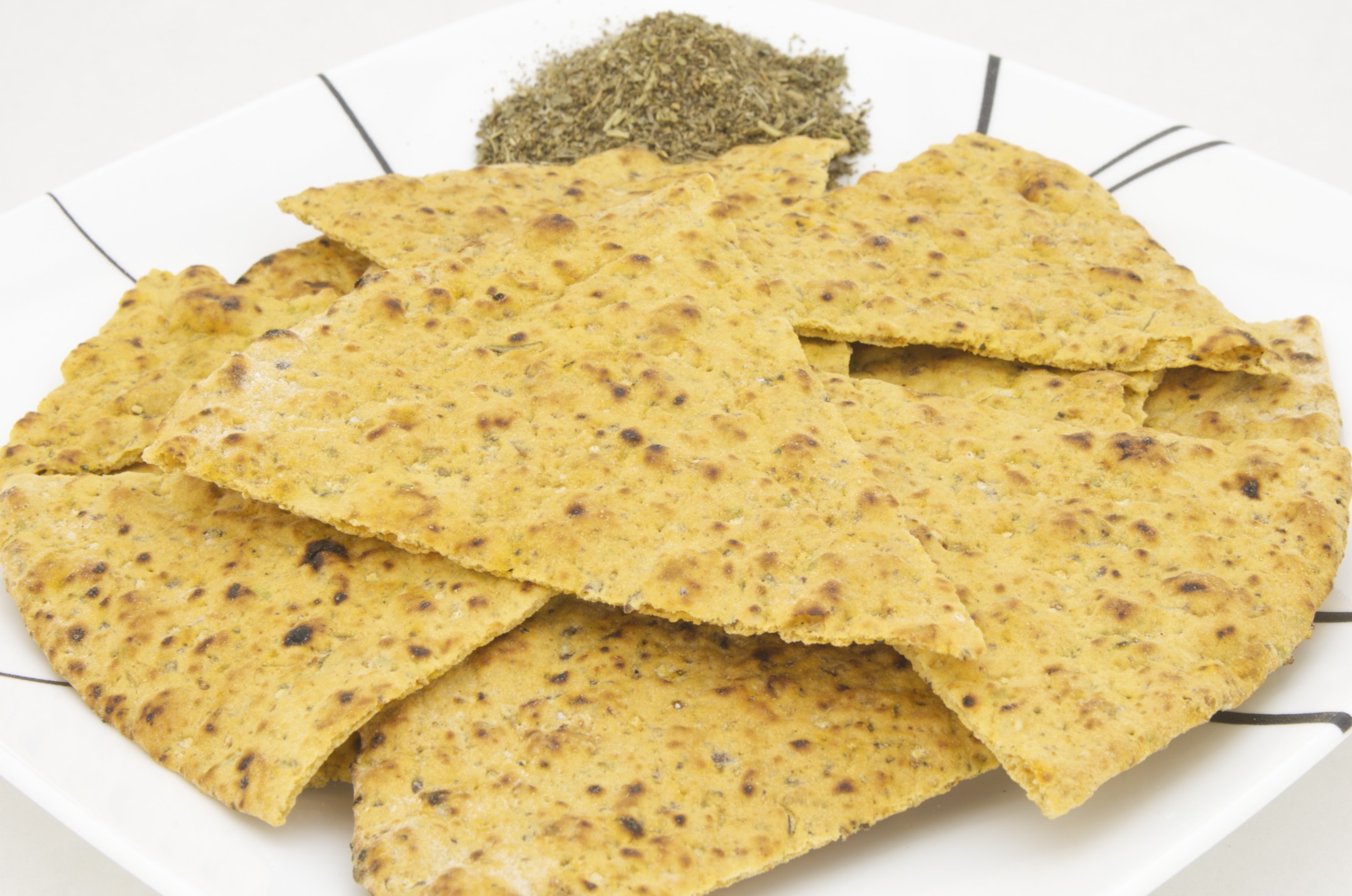 Millet and Flax Italian Herb Chips Sami's Bakery