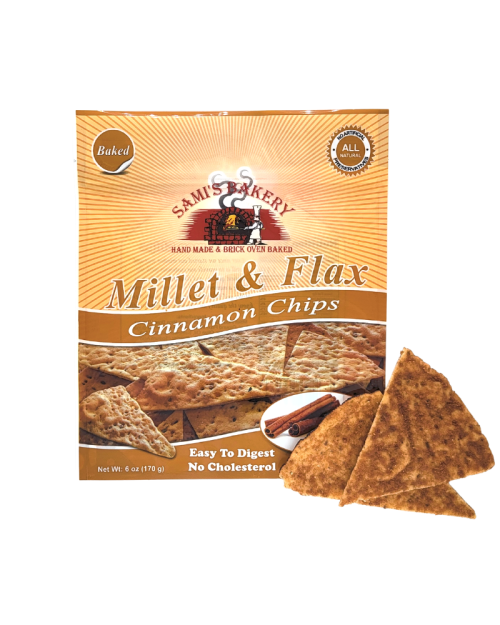 Millet and Flax Cinnamon Chips Sami's Bakery