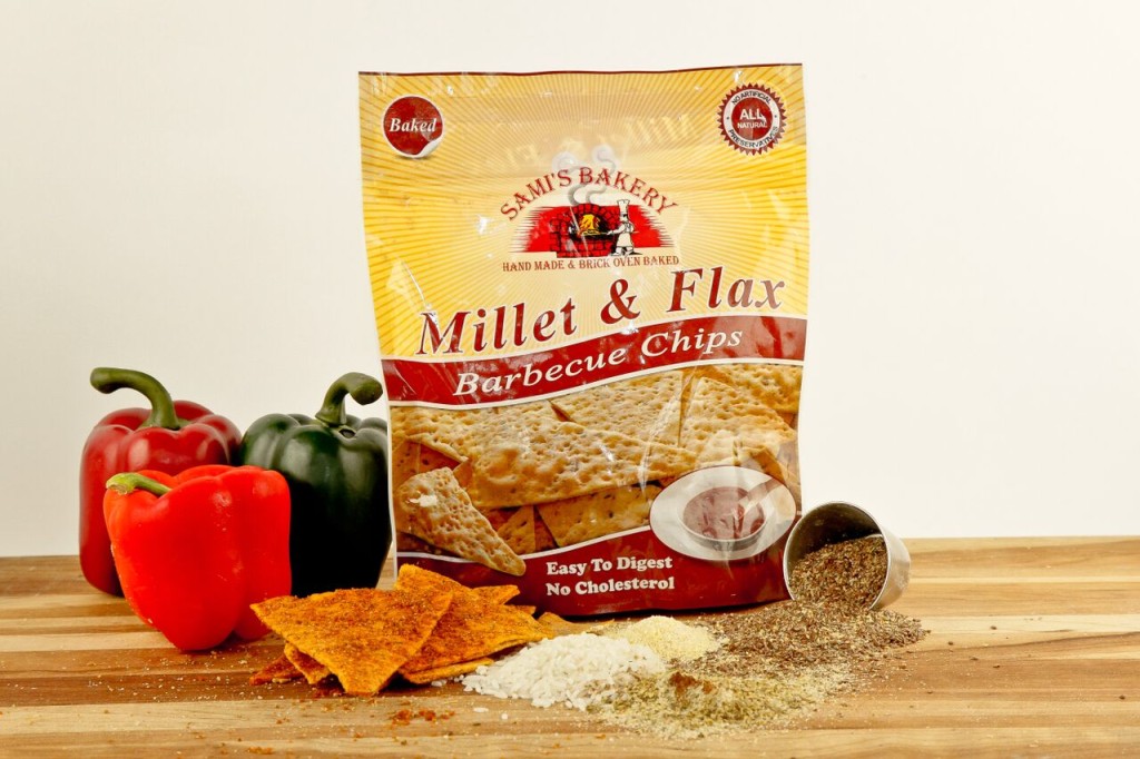 Millet & Flax Plain Chips Sami's Bakery