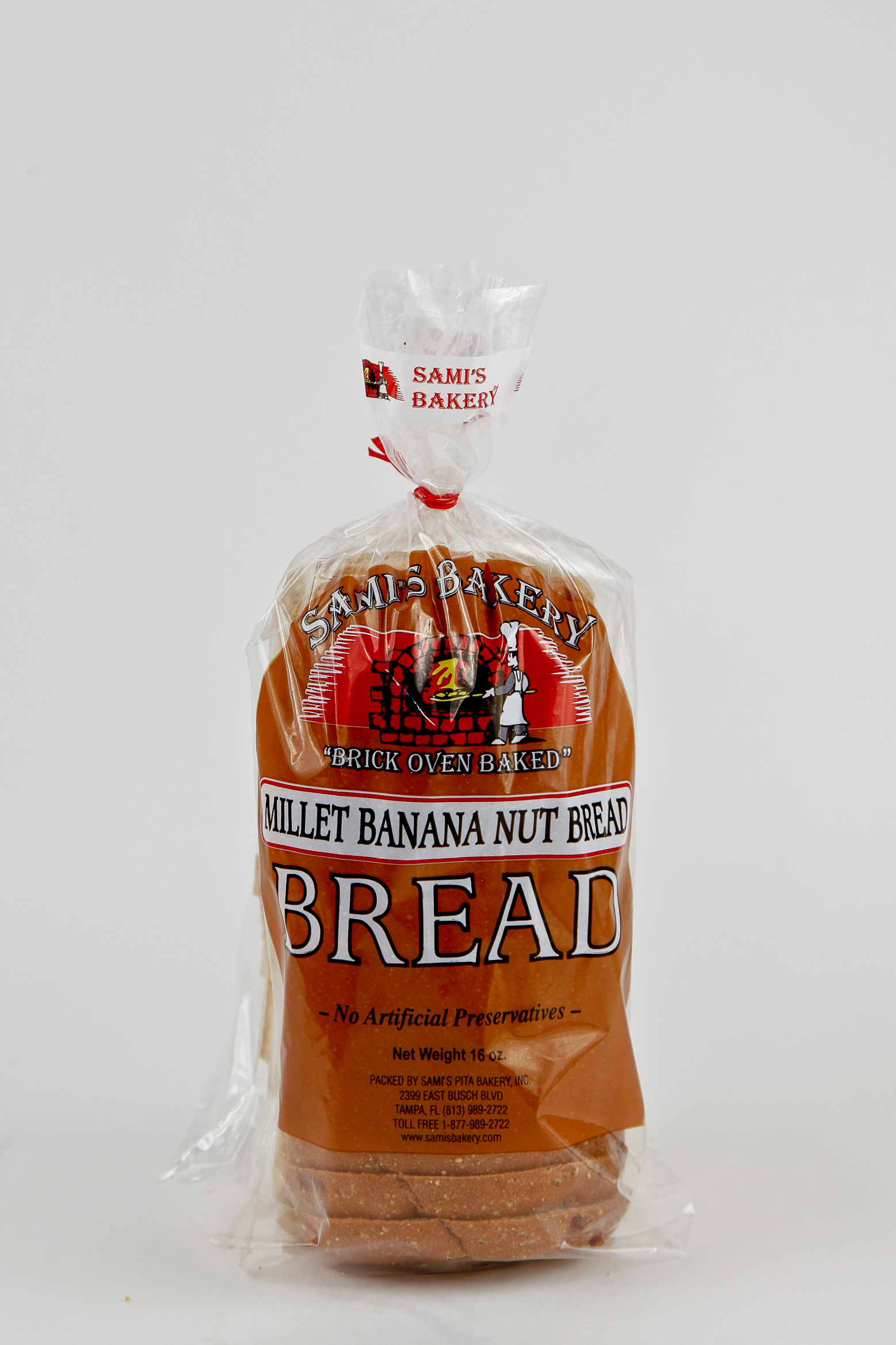 Millet Banana Nut Bread Sami’s Bakery