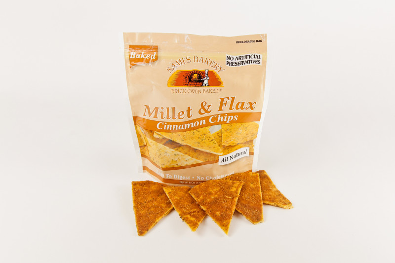 Millet and Flax Cinnamon Chips Sami's Bakery