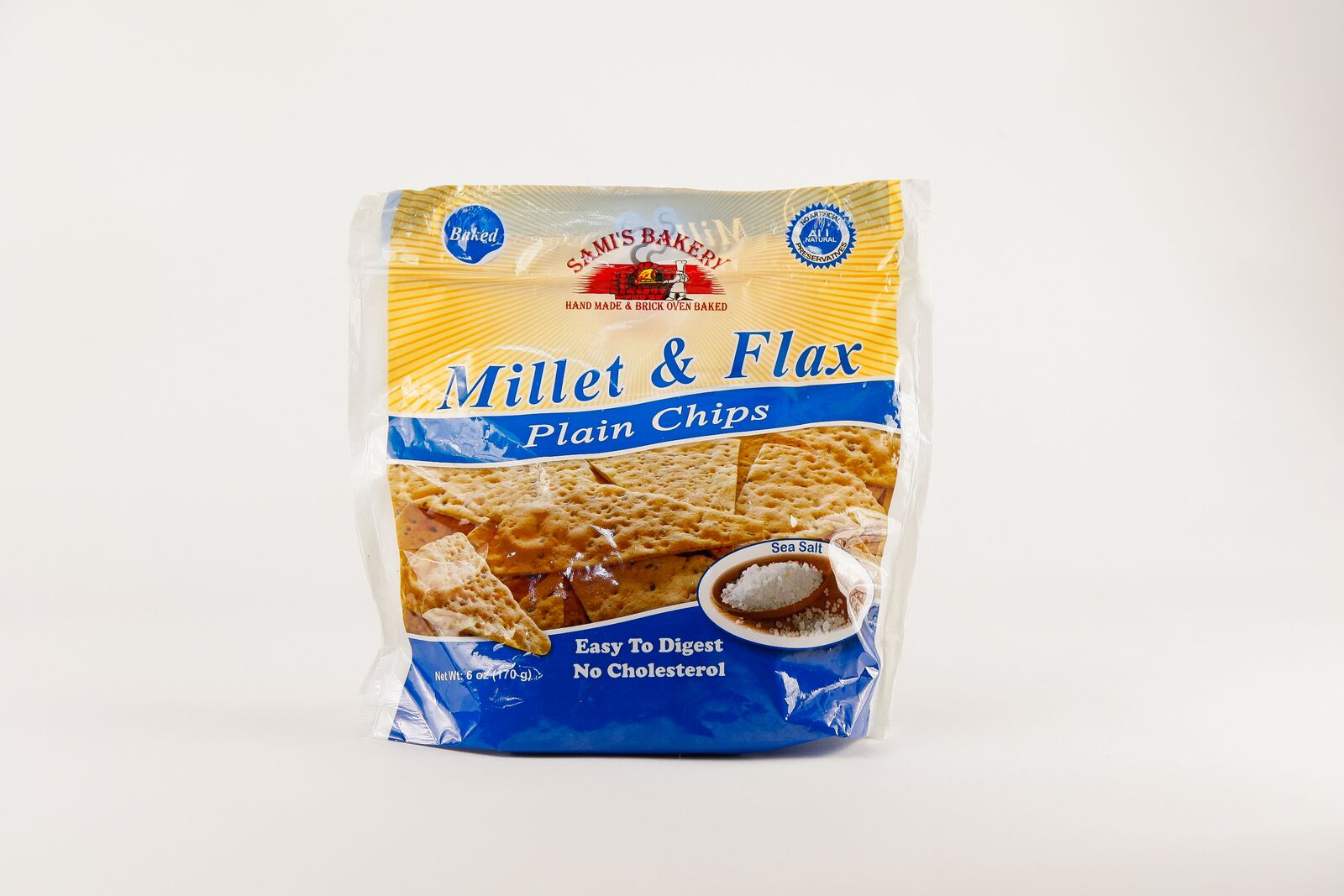 Millet & Flax Plain Chips Sami's Bakery