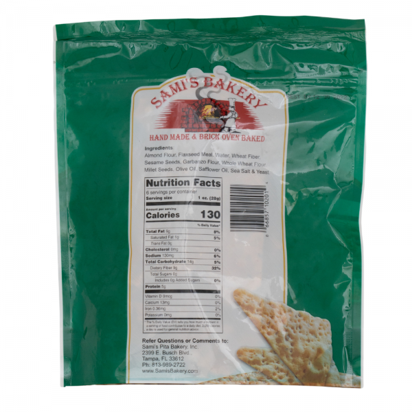 Low Carb Pita Chips Sami's Bakery